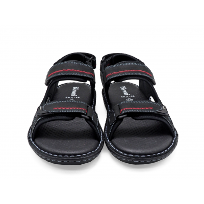 Men Sandals SKA-19 Black Nubuck (Oiled)